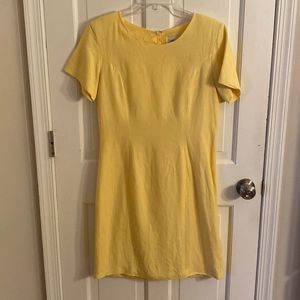 Chadwick’s yellow linen blend dress size 10